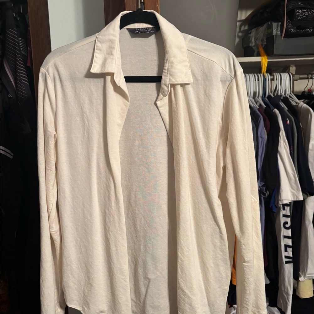 Primark Cream button up XS